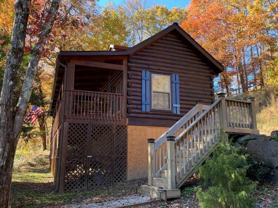 Walk To Lake Lure Chimney Rock From Autumn Splendor Cabin Villa Eksteriør bilde